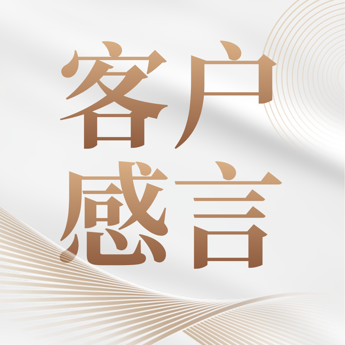 客户感言